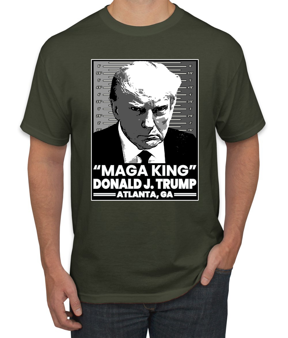 Camiseta Maga King Donald Trump Georgia Oficial Mogshot Cara Hombre - Imagen 11 de 19