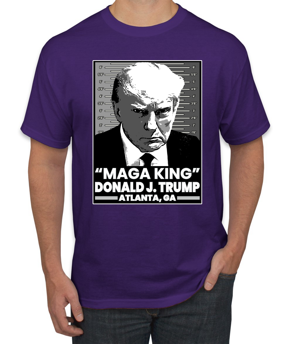 Camiseta Maga King Donald Trump Georgia Oficial Mogshot Cara Hombre - Imagen 13 de 19
