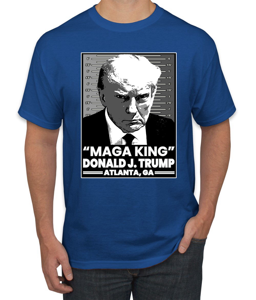 Camiseta Maga King Donald Trump Georgia Oficial Mogshot Cara Hombre - Imagen 15 de 19