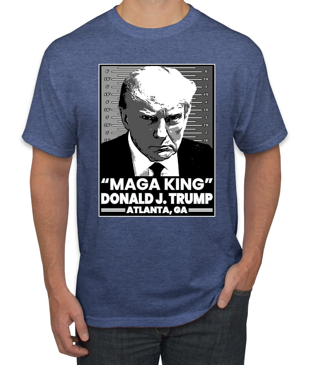 Camiseta Maga King Donald Trump Georgia Oficial Mogshot Cara Hombre - Imagen 16 de 19
