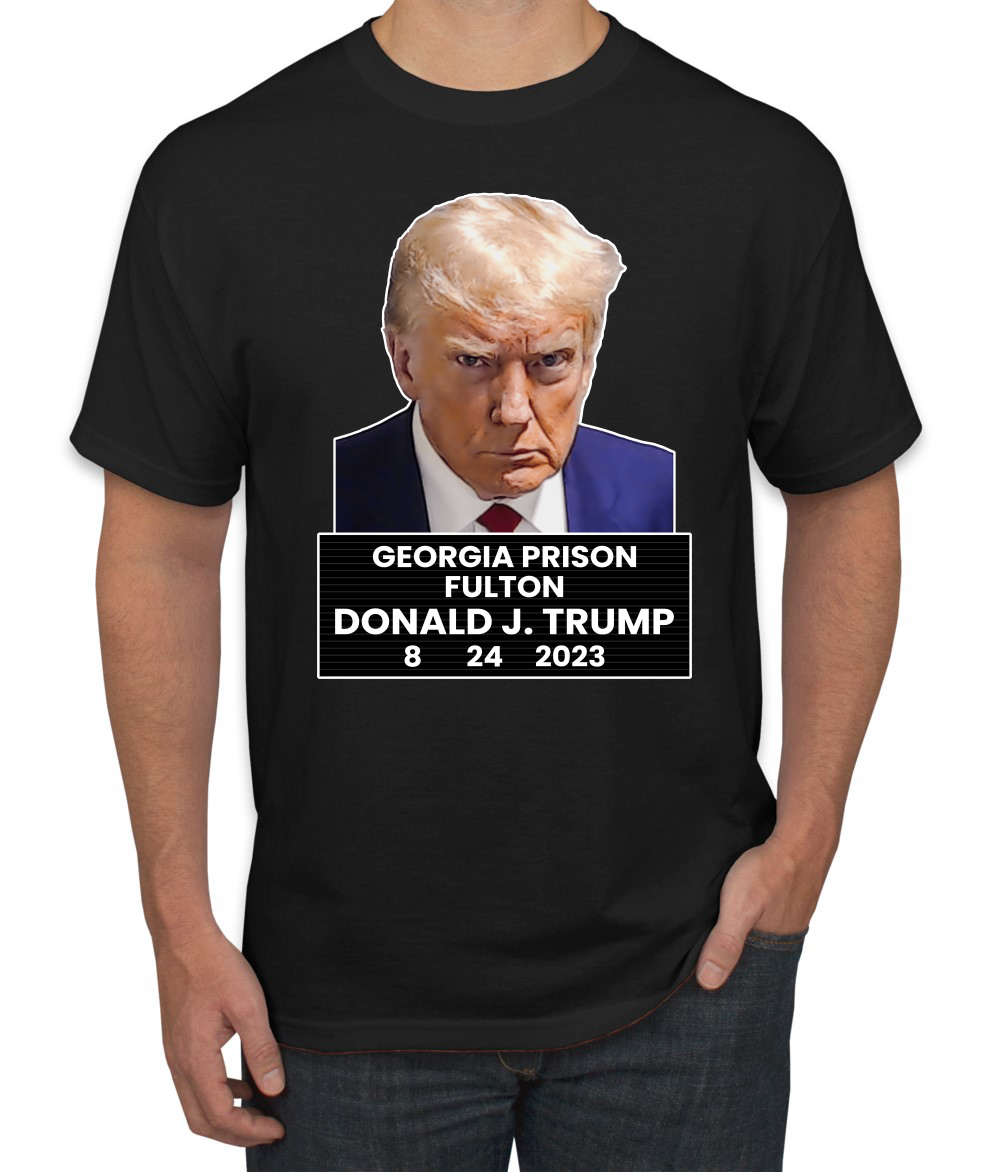 Camiseta oficial para hombre Trump Not Guilty Mugshot de Georgia - Imagen 3 de 19