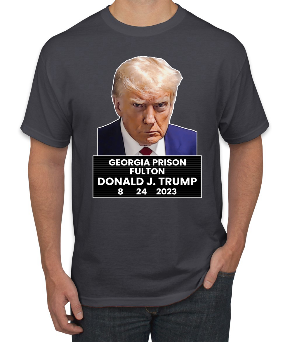 Camiseta oficial para hombre Trump Not Guilty Mugshot de Georgia - Imagen 4 de 19