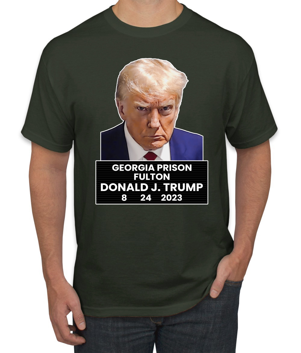 Camiseta oficial para hombre Trump Not Guilty Mugshot de Georgia - Imagen 5 de 19