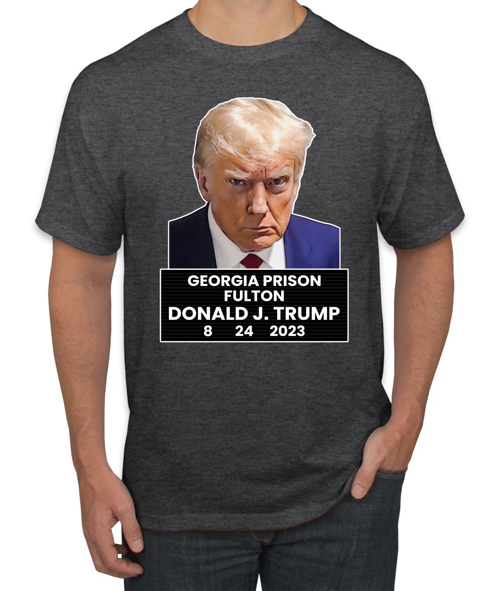 Camiseta oficial para hombre Trump Not Guilty Mugshot de Georgia - Imagen 6 de 19