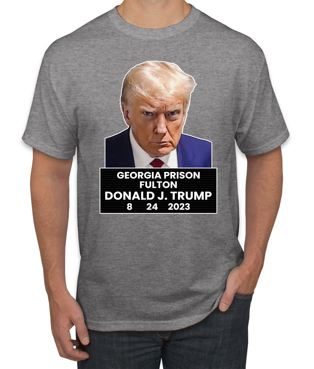 Camiseta oficial para hombre Trump Not Guilty Mugshot de Georgia - Imagen 7 de 19