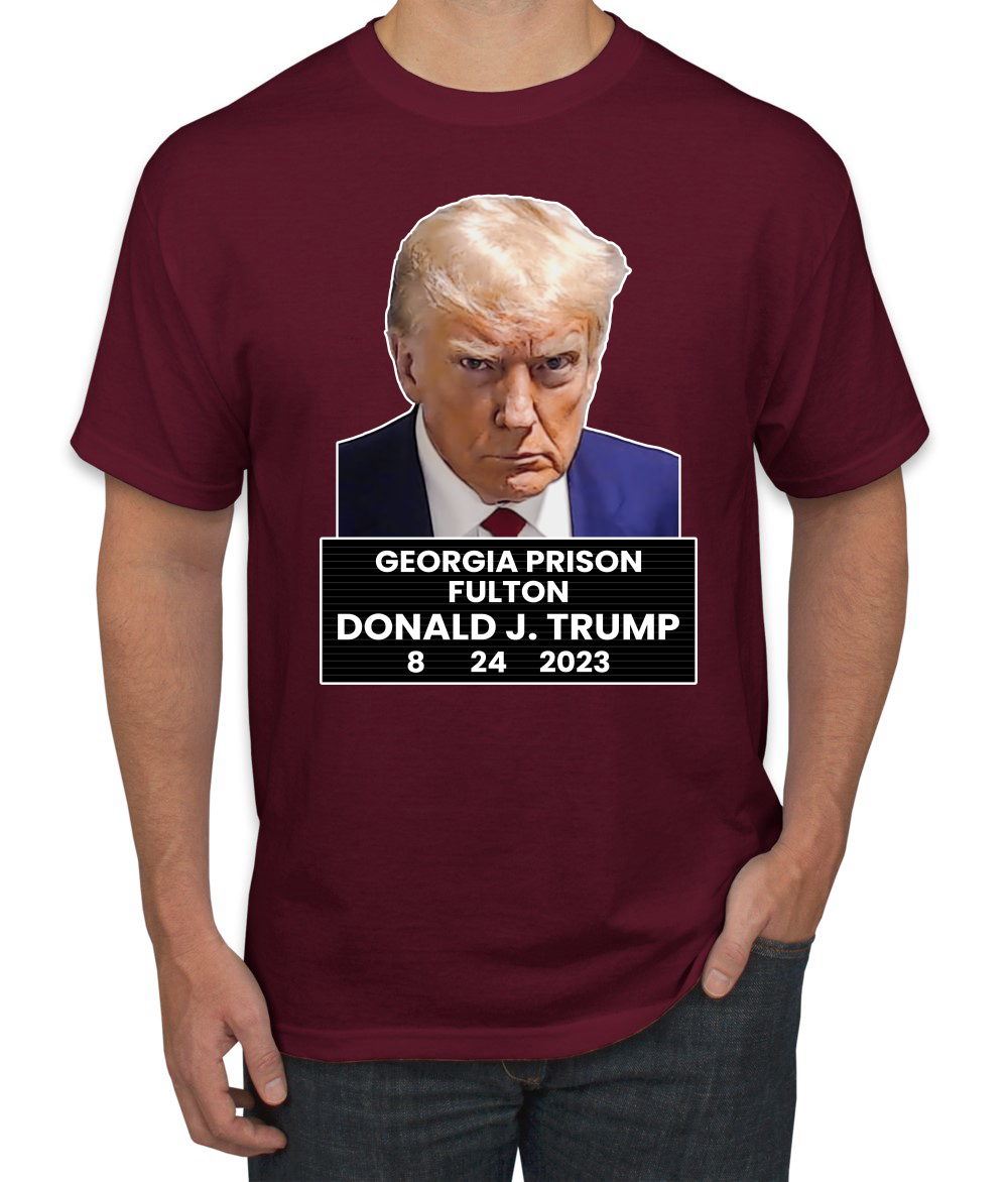 Camiseta oficial para hombre Trump Not Guilty Mugshot de Georgia - Imagen 10 de 19