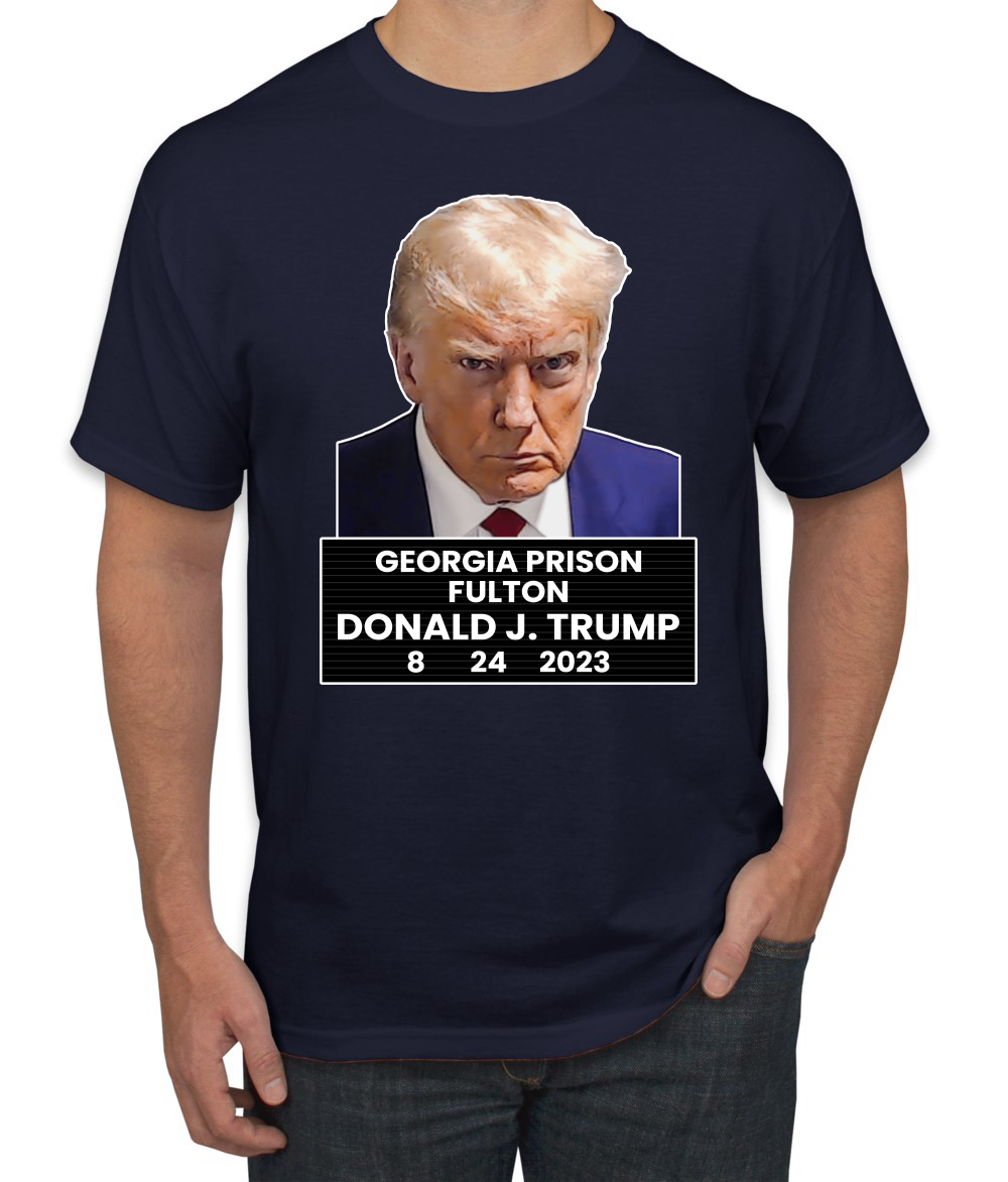 Camiseta oficial para hombre Trump Not Guilty Mugshot de Georgia - Imagen 12 de 19