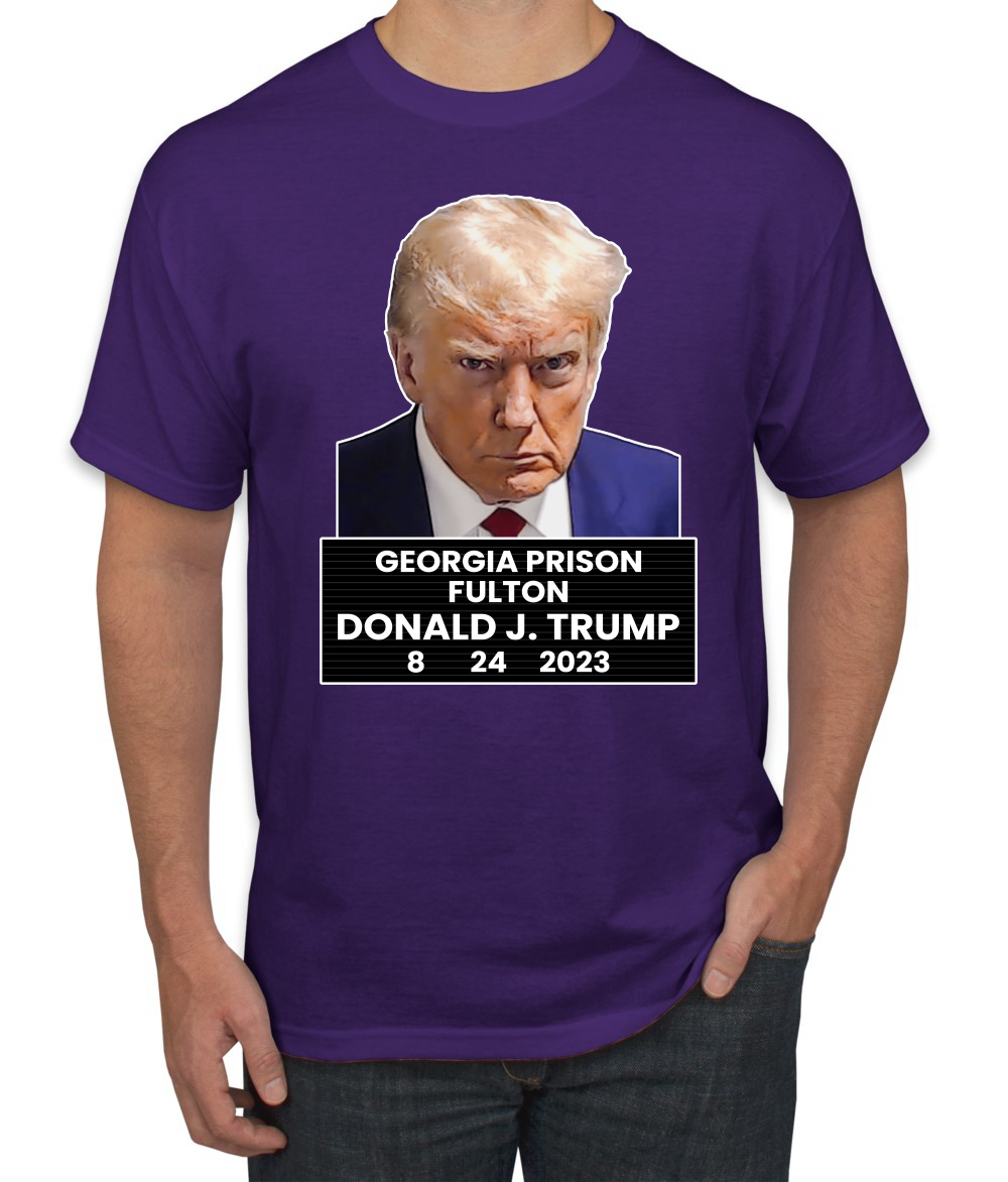 Camiseta oficial para hombre Trump Not Guilty Mugshot de Georgia - Imagen 13 de 19