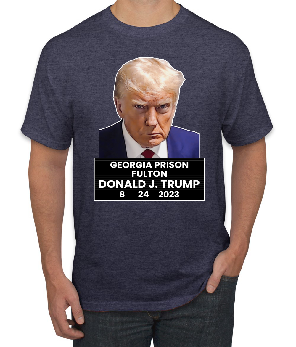 Camiseta oficial para hombre Trump Not Guilty Mugshot de Georgia - Imagen 17 de 19