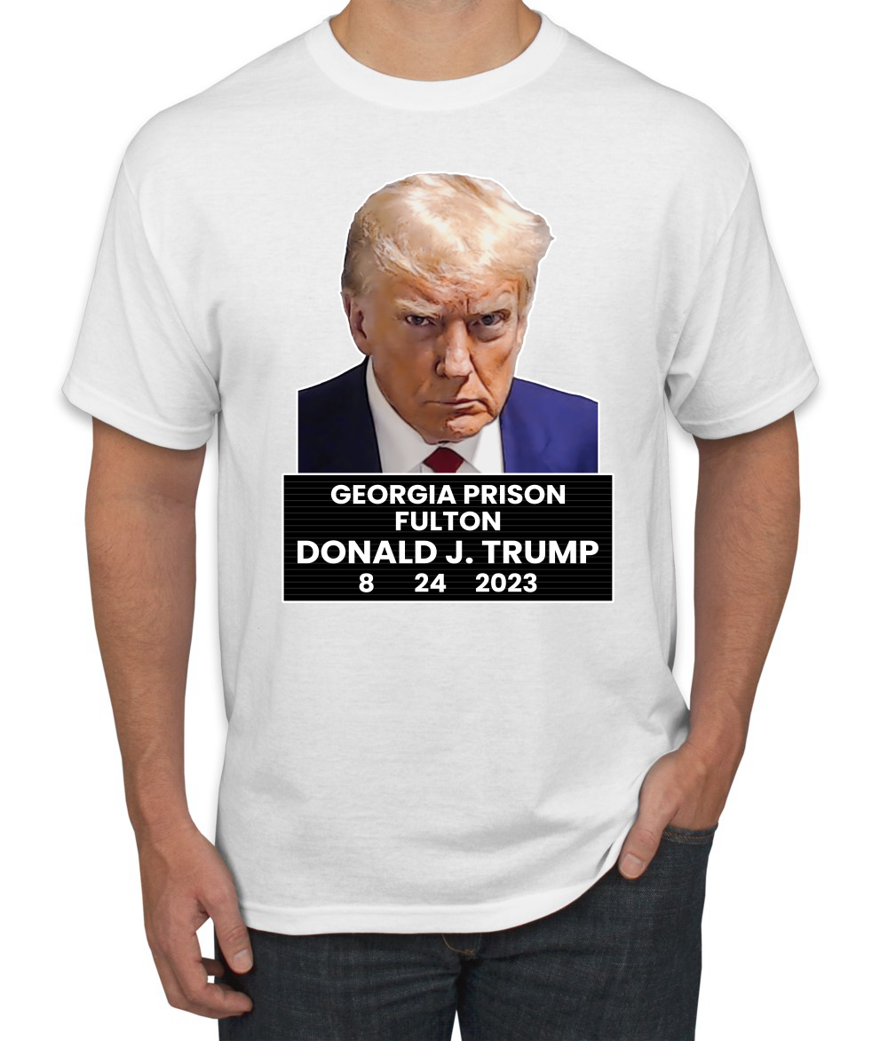 Camiseta oficial para hombre Trump Not Guilty Mugshot de Georgia - Imagen 19 de 19