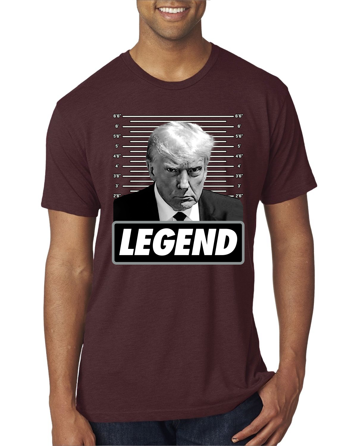 Camiseta Trump Georgia Taz Shot Legend Pro Trump 2024 Republicano Hombres TriBlend - Imagen 13 de 17