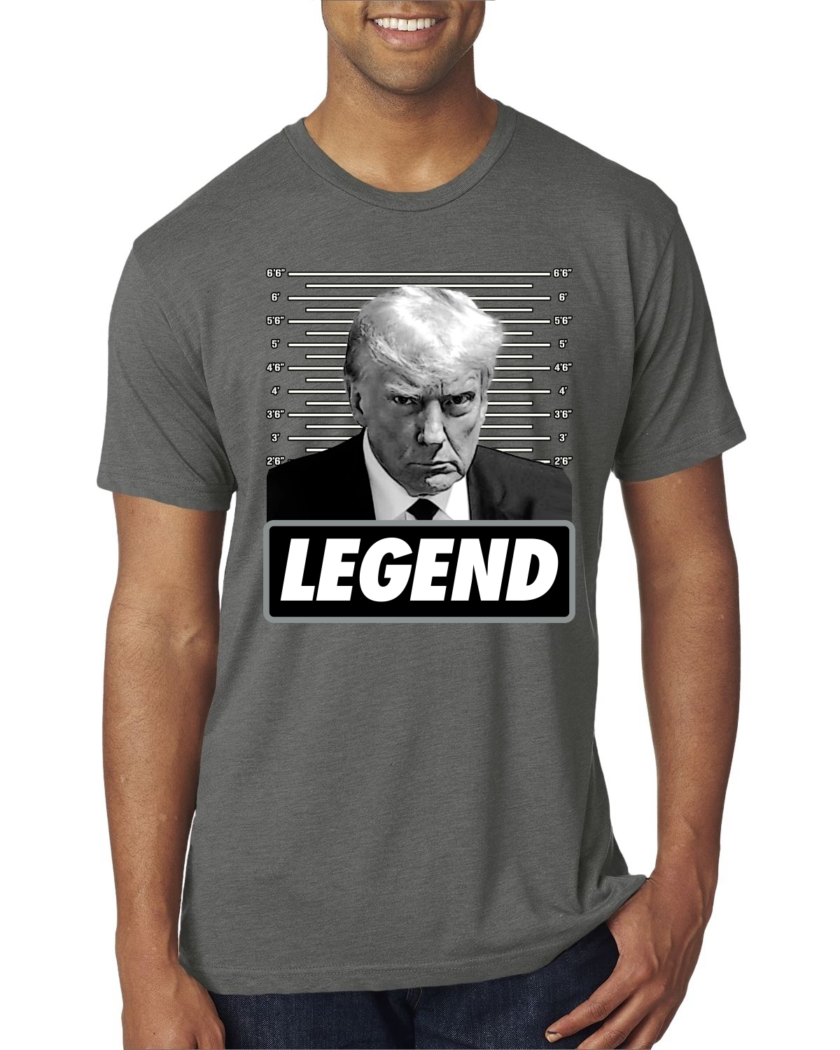 Camiseta Trump Georgia Taz Shot Legend Pro Trump 2024 Republicano Hombres TriBlend - Imagen 15 de 17