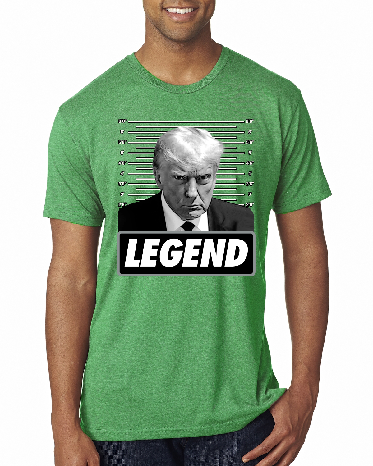 Camiseta Trump Georgia Taz Shot Legend Pro Trump 2024 Republicano Hombres TriBlend - Imagen 4 de 17