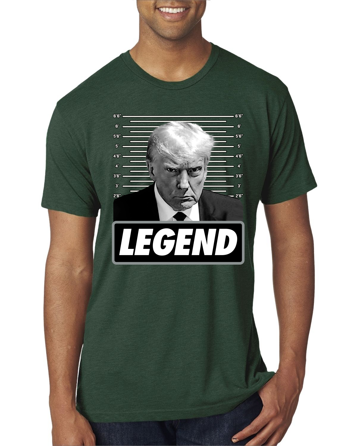 Camiseta Trump Georgia Taz Shot Legend Pro Trump 2024 Republicano Hombres TriBlend - Imagen 3 de 17