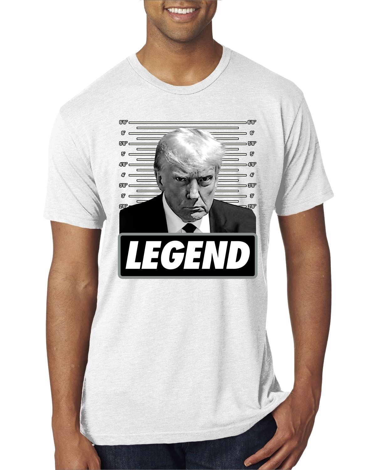 Camiseta Trump Georgia Taz Shot Legend Pro Trump 2024 Republicano Hombres TriBlend - Imagen 5 de 17