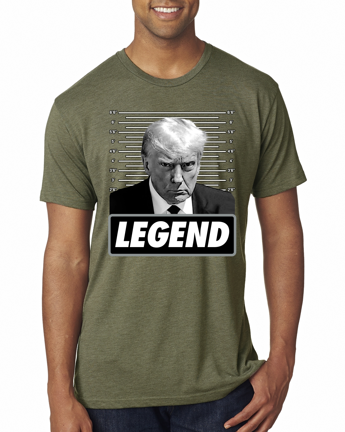 Camiseta Trump Georgia Taz Shot Legend Pro Trump 2024 Republicano Hombres TriBlend - Imagen 12 de 17