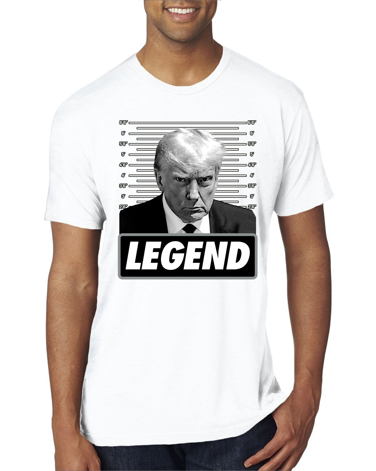 Camiseta Trump Georgia Taz Shot Legend Pro Trump 2024 Republicano Hombres TriBlend - Imagen 17 de 17