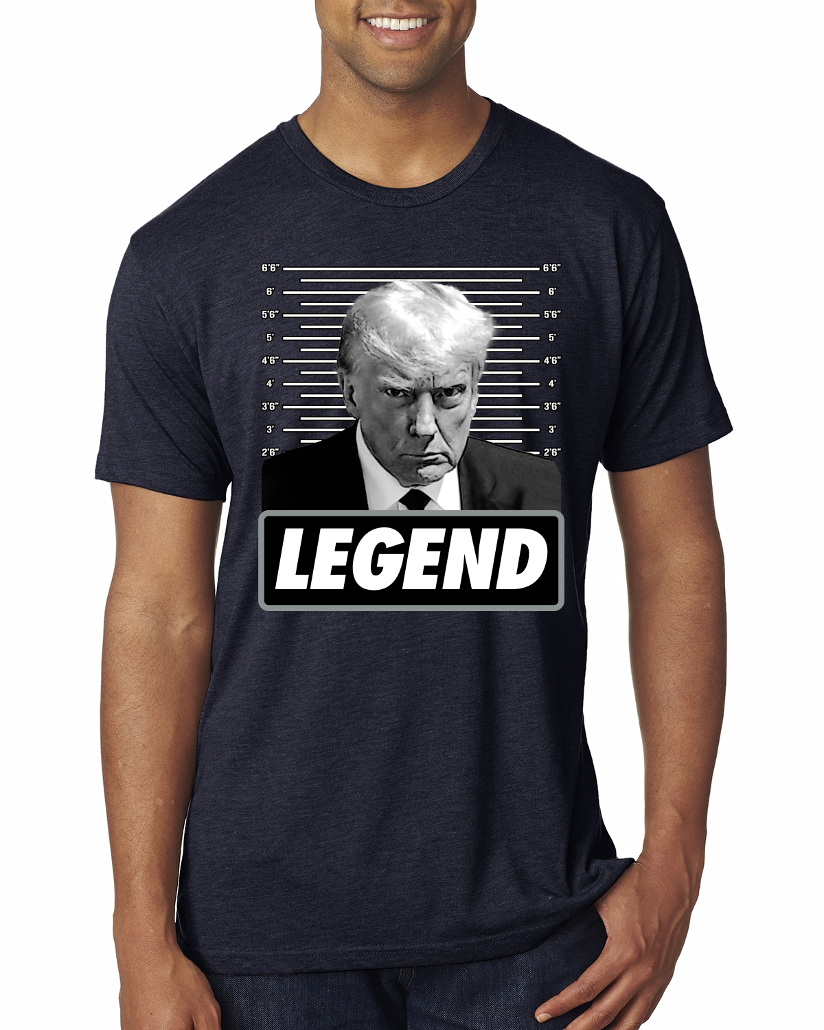 Camiseta Trump Georgia Taz Shot Legend Pro Trump 2024 Republicano Hombres TriBlend - Imagen 8 de 17