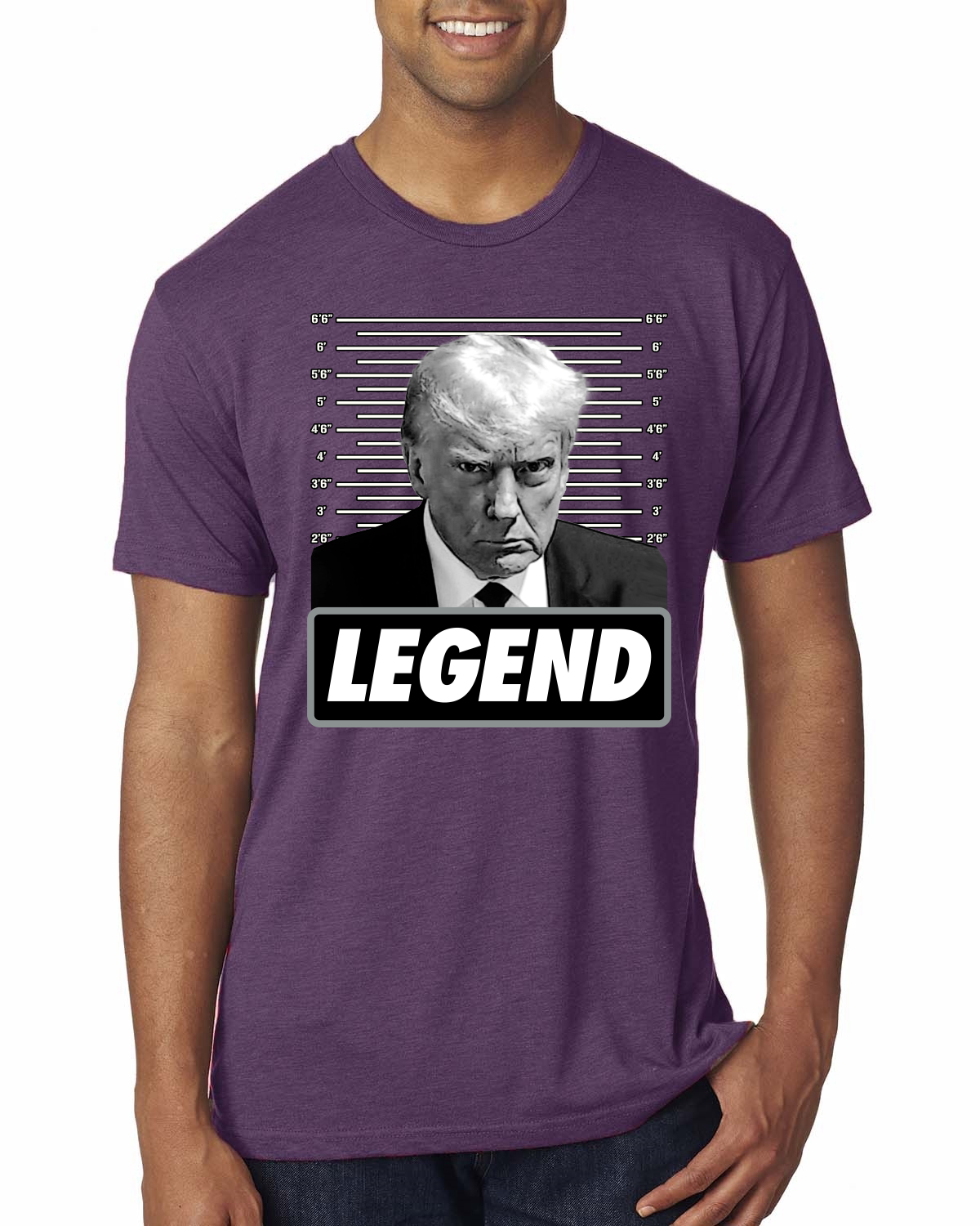 Camiseta Trump Georgia Taz Shot Legend Pro Trump 2024 Republicano Hombres TriBlend - Imagen 9 de 17