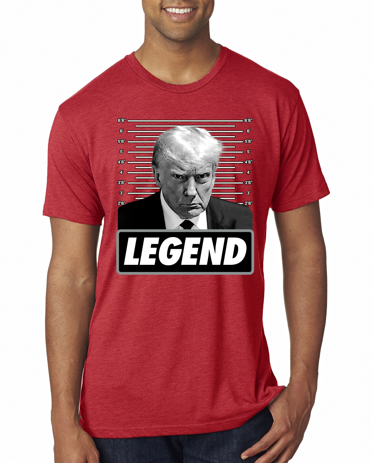 Camiseta Trump Georgia Taz Shot Legend Pro Trump 2024 Republicano Hombres TriBlend - Imagen 10 de 17