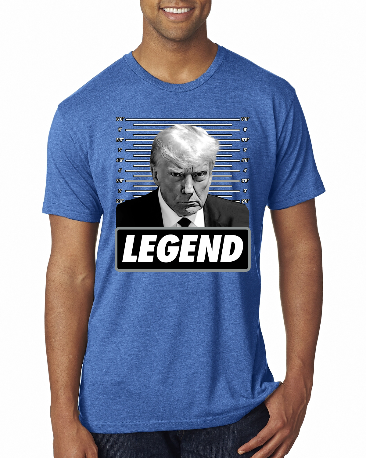 Camiseta Trump Georgia Taz Shot Legend Pro Trump 2024 Republicano Hombres TriBlend - Imagen 11 de 17