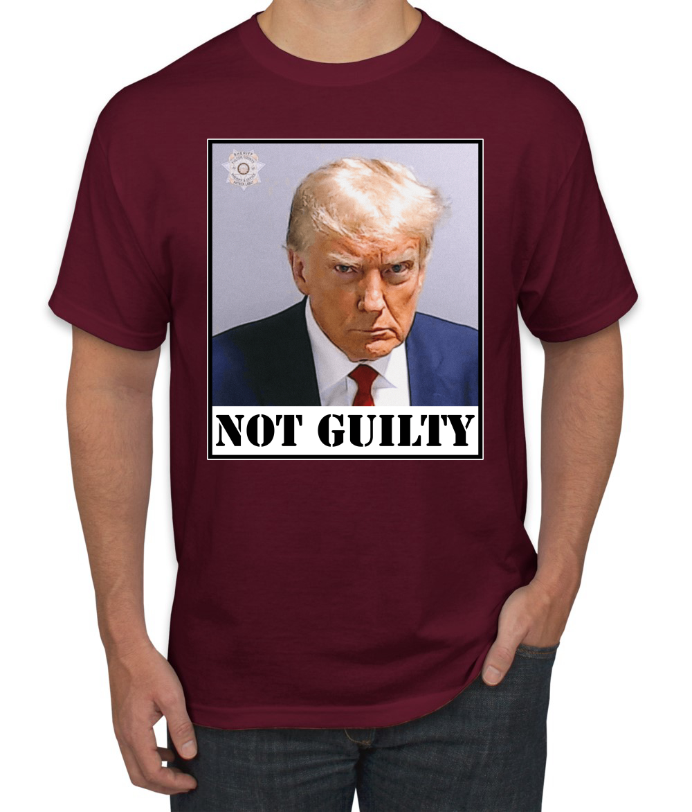 Camiseta oficial de Georgia Taz Shot no culpable profesional Trump 2024 para hombre - Imagen 9 de 22