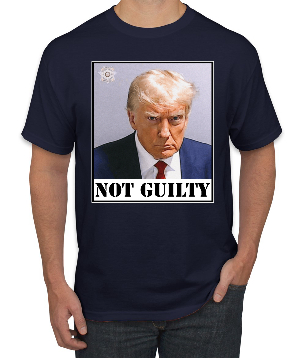 Camiseta oficial de Georgia Taz Shot no culpable profesional Trump 2024 para hombre - Imagen 10 de 22