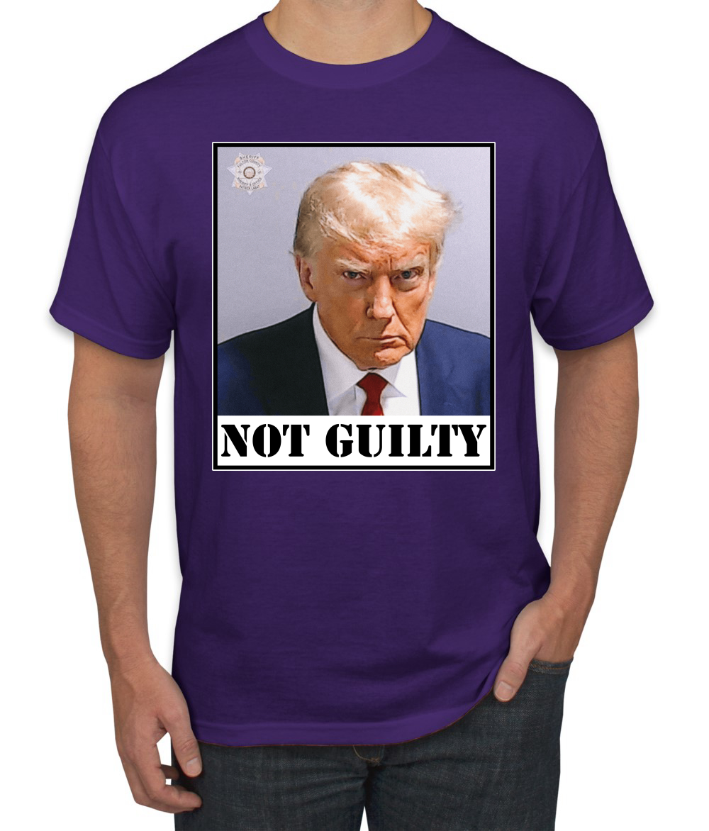 Camiseta oficial de Georgia Taz Shot no culpable profesional Trump 2024 para hombre - Imagen 11 de 22