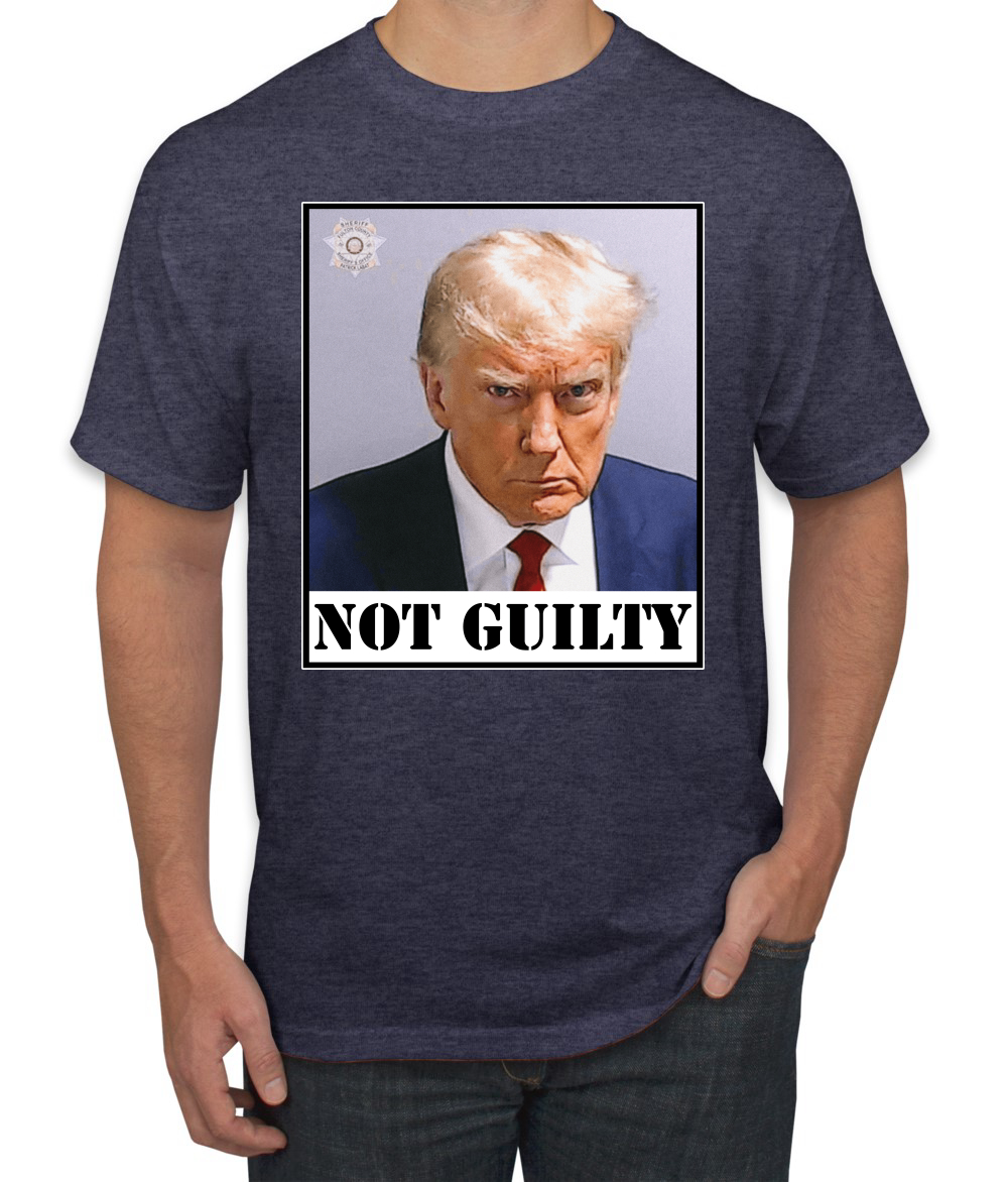 Camiseta oficial de Georgia Taz Shot no culpable profesional Trump 2024 para hombre - Imagen 15 de 22