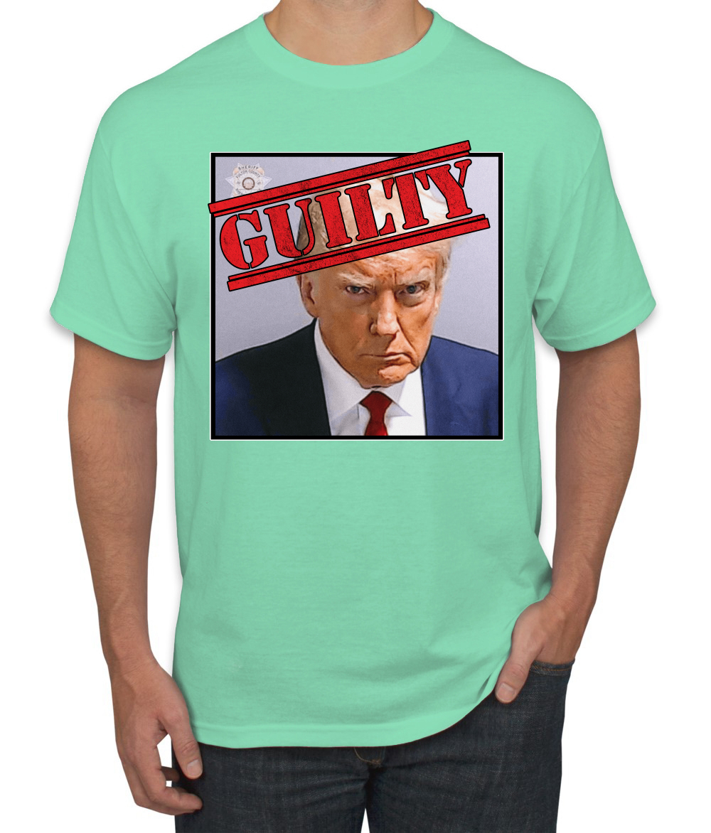 Camiseta Guilty Donald Trump Oficial Georgia Taz Shot para Hombre - Imagen 19 de 22