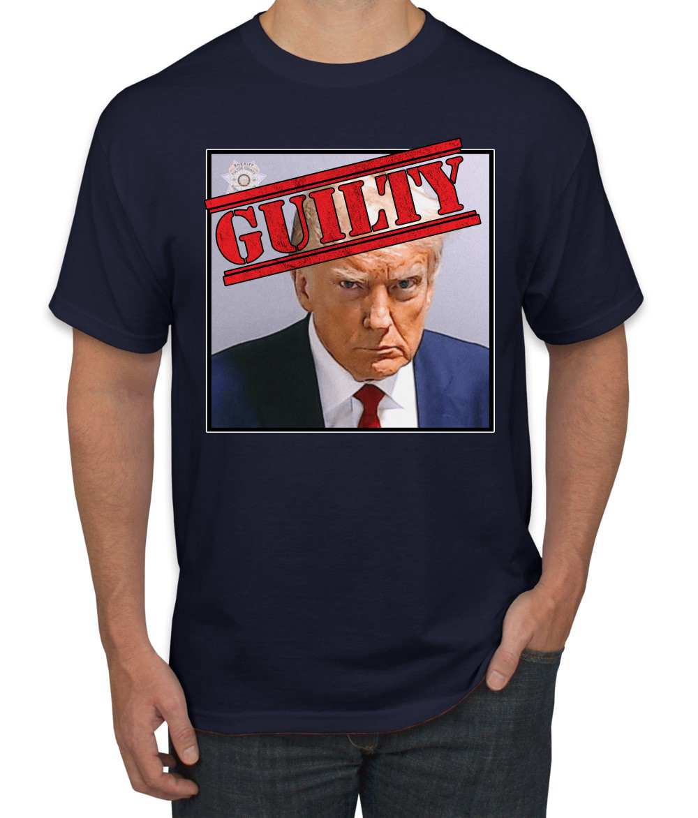 Camiseta Guilty Donald Trump Oficial Georgia Taz Shot para Hombre - Imagen 10 de 22
