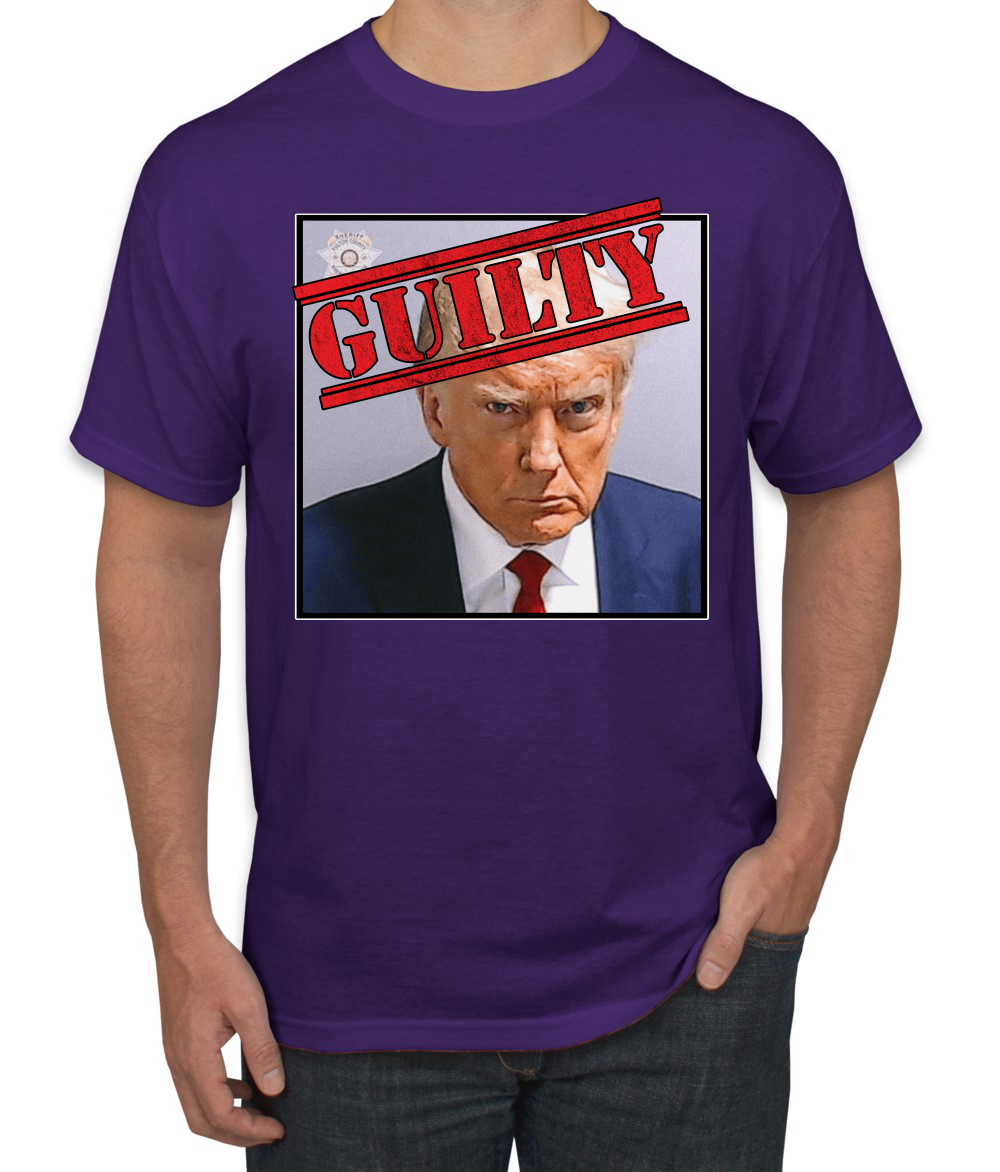 Camiseta Guilty Donald Trump Oficial Georgia Taz Shot para Hombre - Imagen 11 de 22