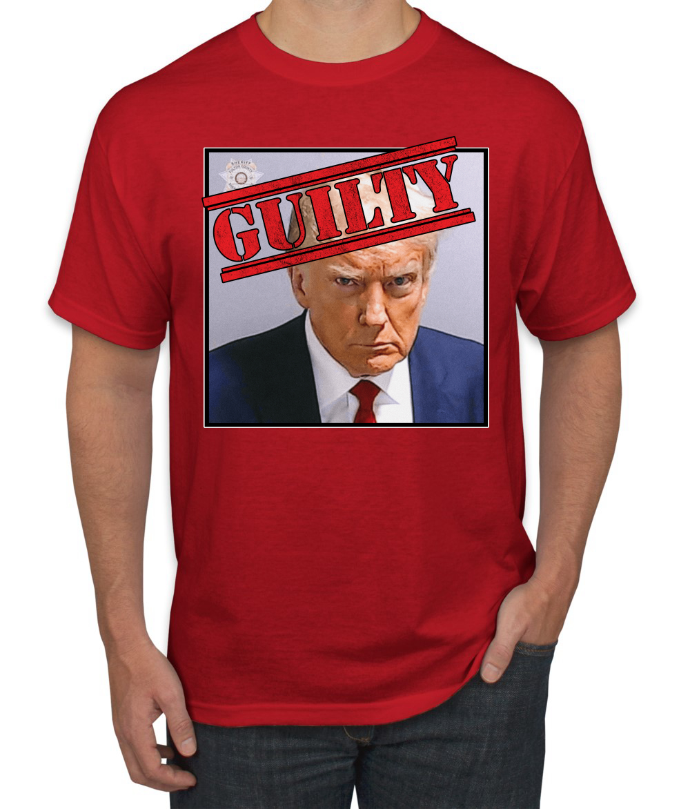 Camiseta Guilty Donald Trump Oficial Georgia Taz Shot para Hombre - Imagen 12 de 22