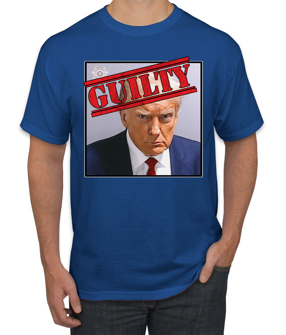 Camiseta Guilty Donald Trump Oficial Georgia Taz Shot para Hombre - Imagen 13 de 22