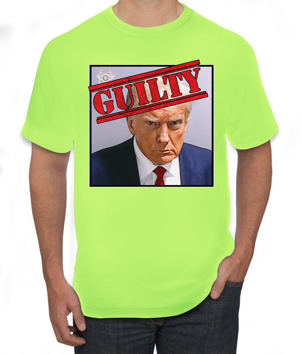 Camiseta Guilty Donald Trump Oficial Georgia Taz Shot para Hombre - Imagen 18 de 22