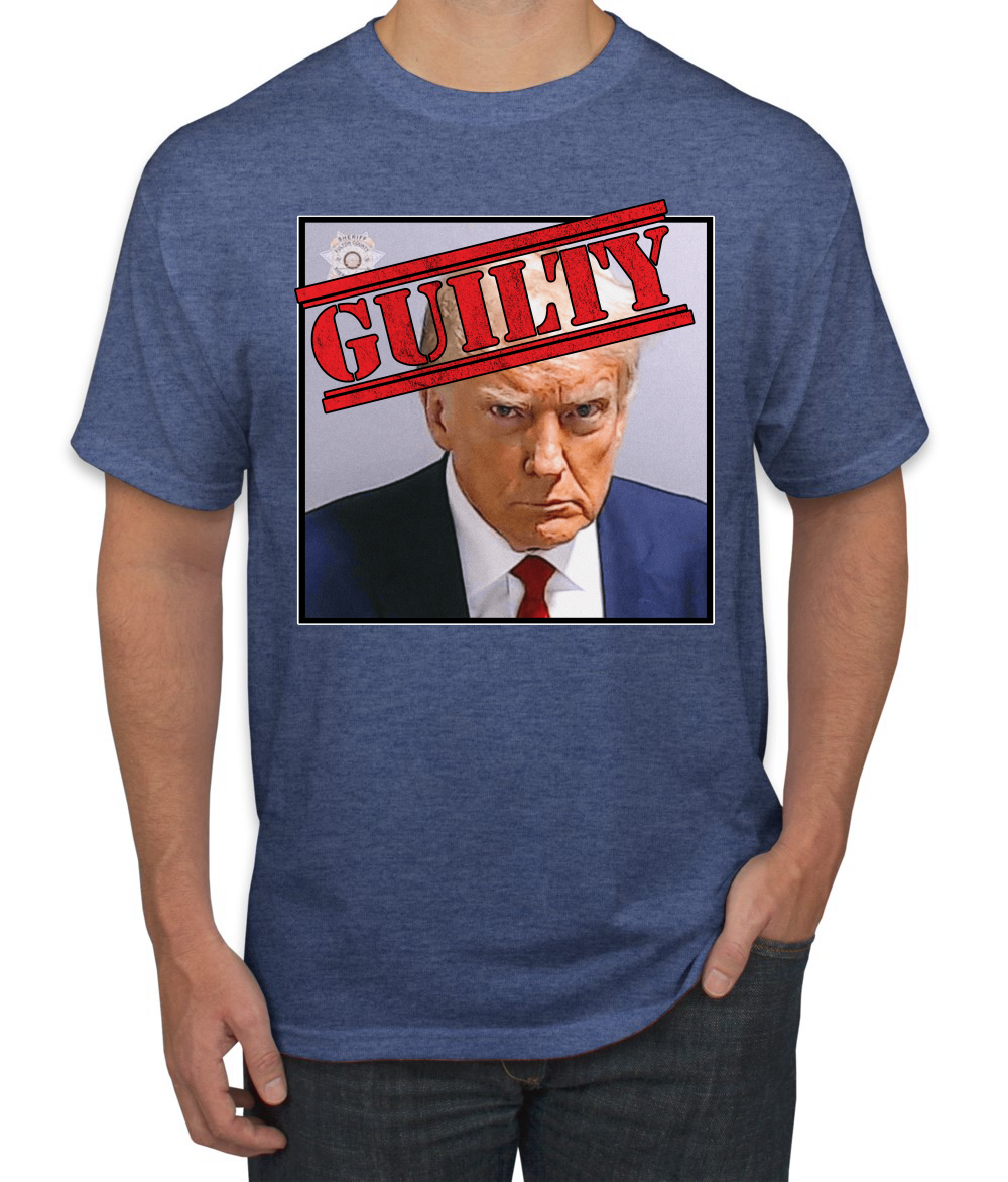 Camiseta Guilty Donald Trump Oficial Georgia Taz Shot para Hombre - Imagen 14 de 22