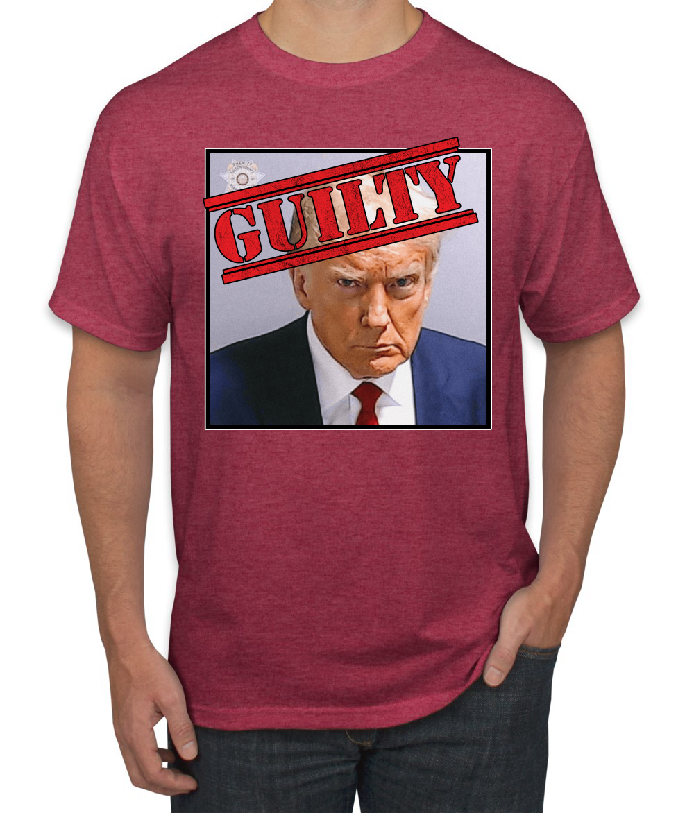 Camiseta Guilty Donald Trump Oficial Georgia Taz Shot para Hombre - Imagen 16 de 22