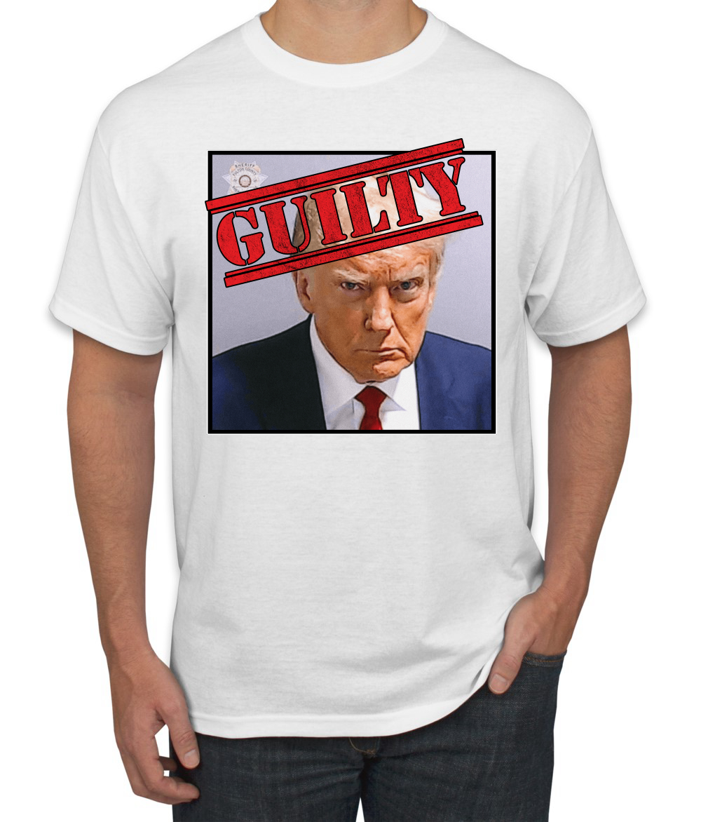 Camiseta Guilty Donald Trump Oficial Georgia Taz Shot para Hombre - Imagen 17 de 22