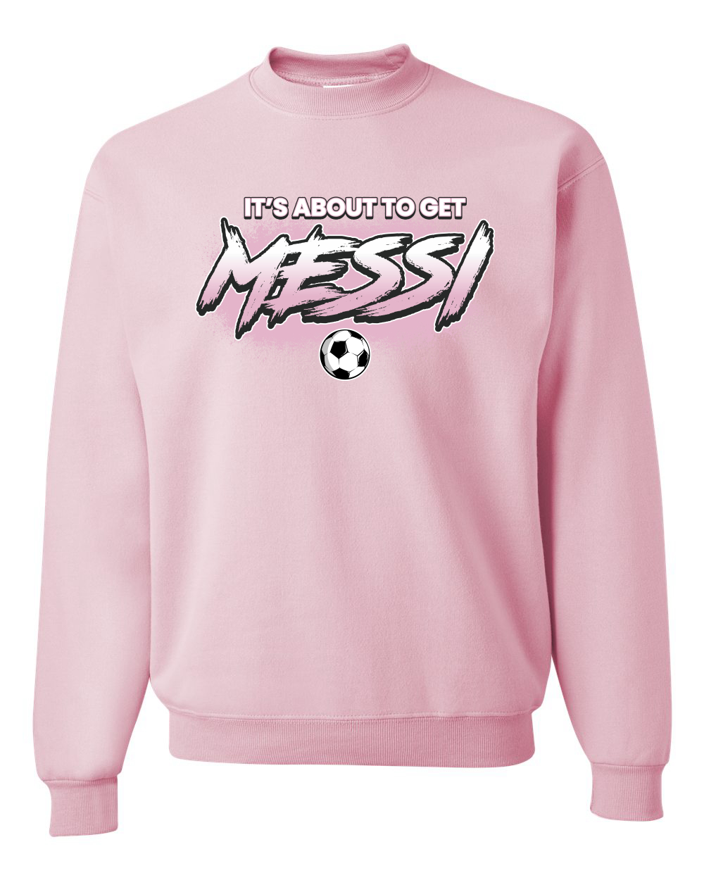 Its About To Get Miami Soccer GOAT Sports Unisex Crewneck Sweatshirt - Picture 6 of 6