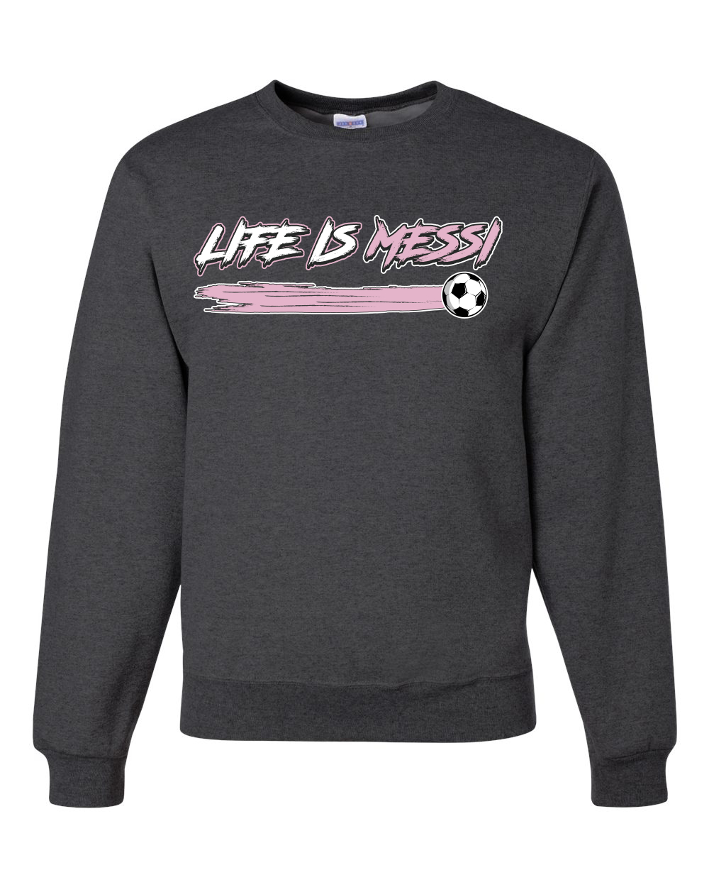 Life Is Miami Soccer GOAT Sports Unisex Crewneck Sweatshirt - Picture 4 of 6