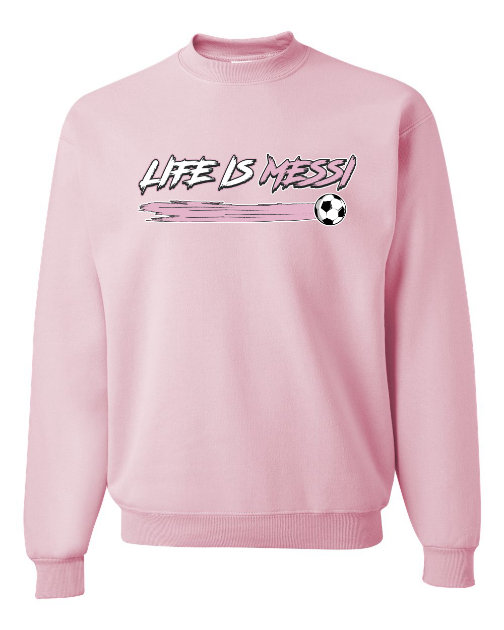 Life Is Miami Soccer GOAT Sports Unisex Crewneck Sweatshirt - Picture 6 of 6
