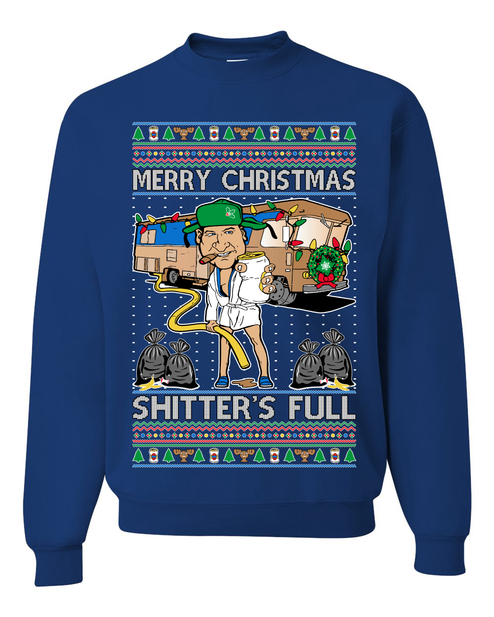 Merry christmas clearance shitters full sweatshirt