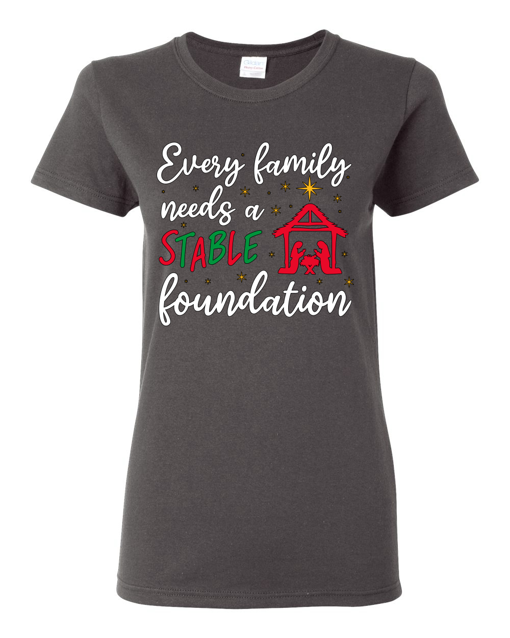 Every Family Needs a Stable Foundation Women Graphic TShirt - Picture 4 of 13