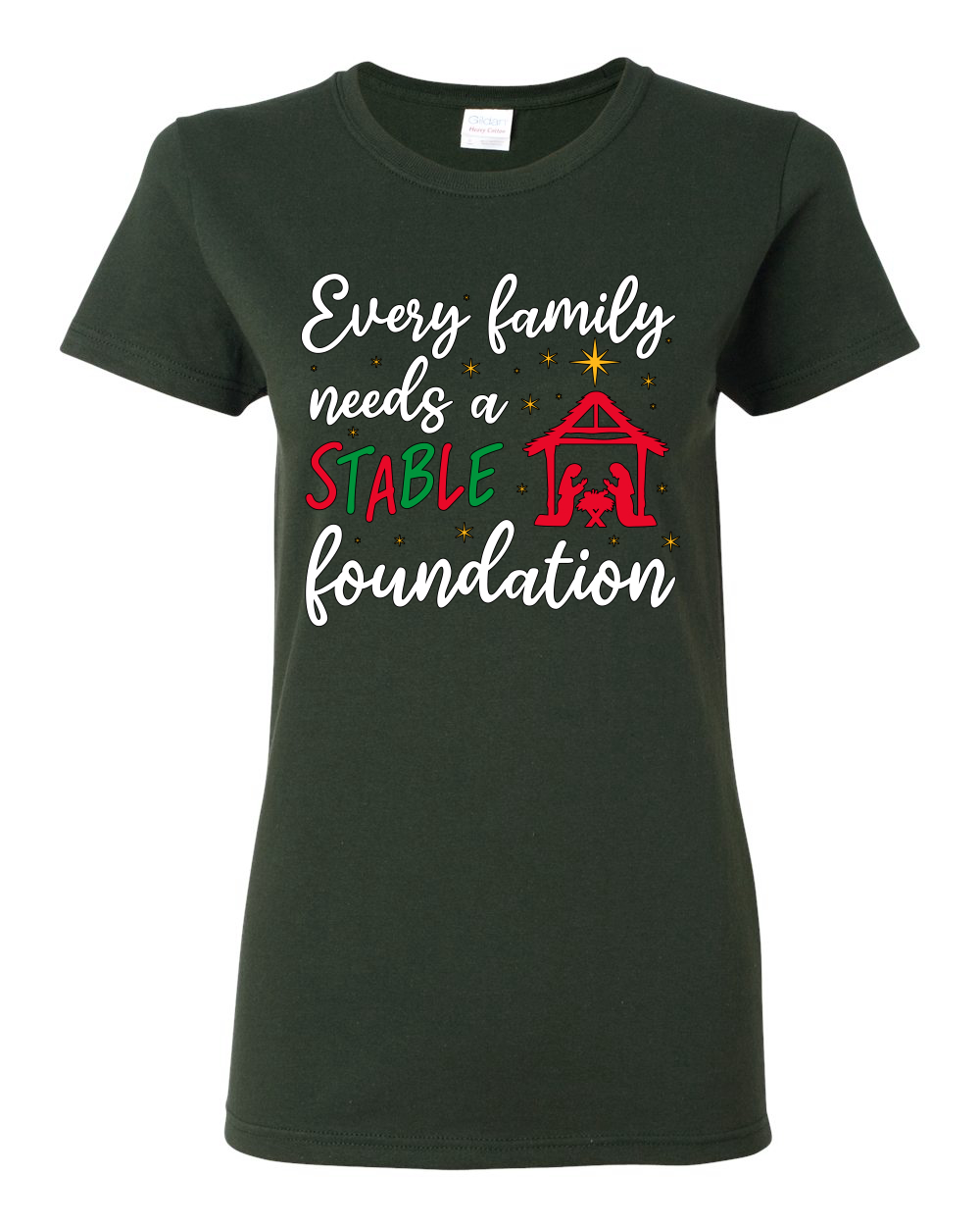 Every Family Needs a Stable Foundation Women Graphic TShirt - Picture 5 of 13