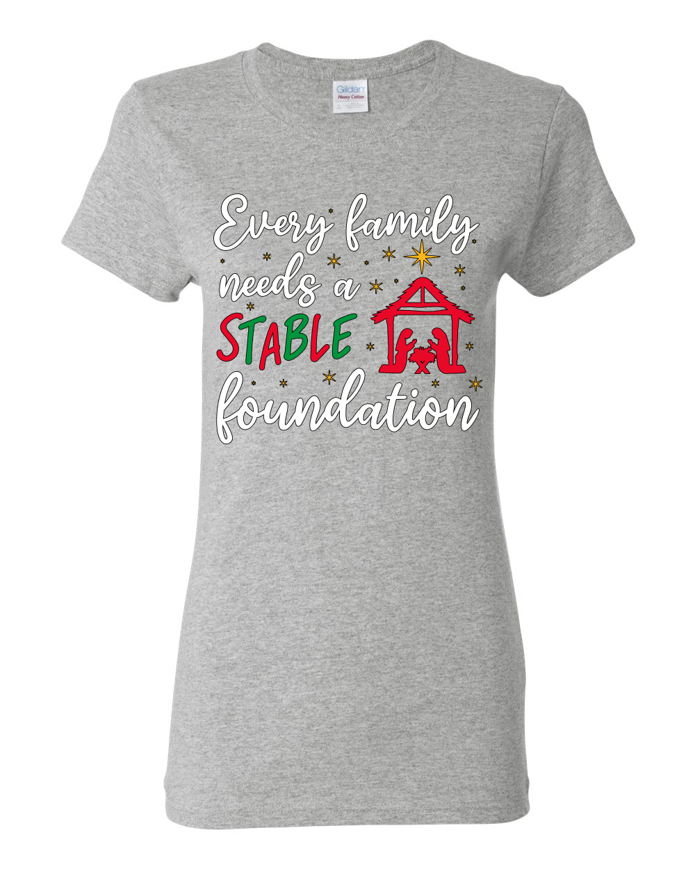 Every Family Needs a Stable Foundation Women Graphic TShirt - Picture 6 of 13