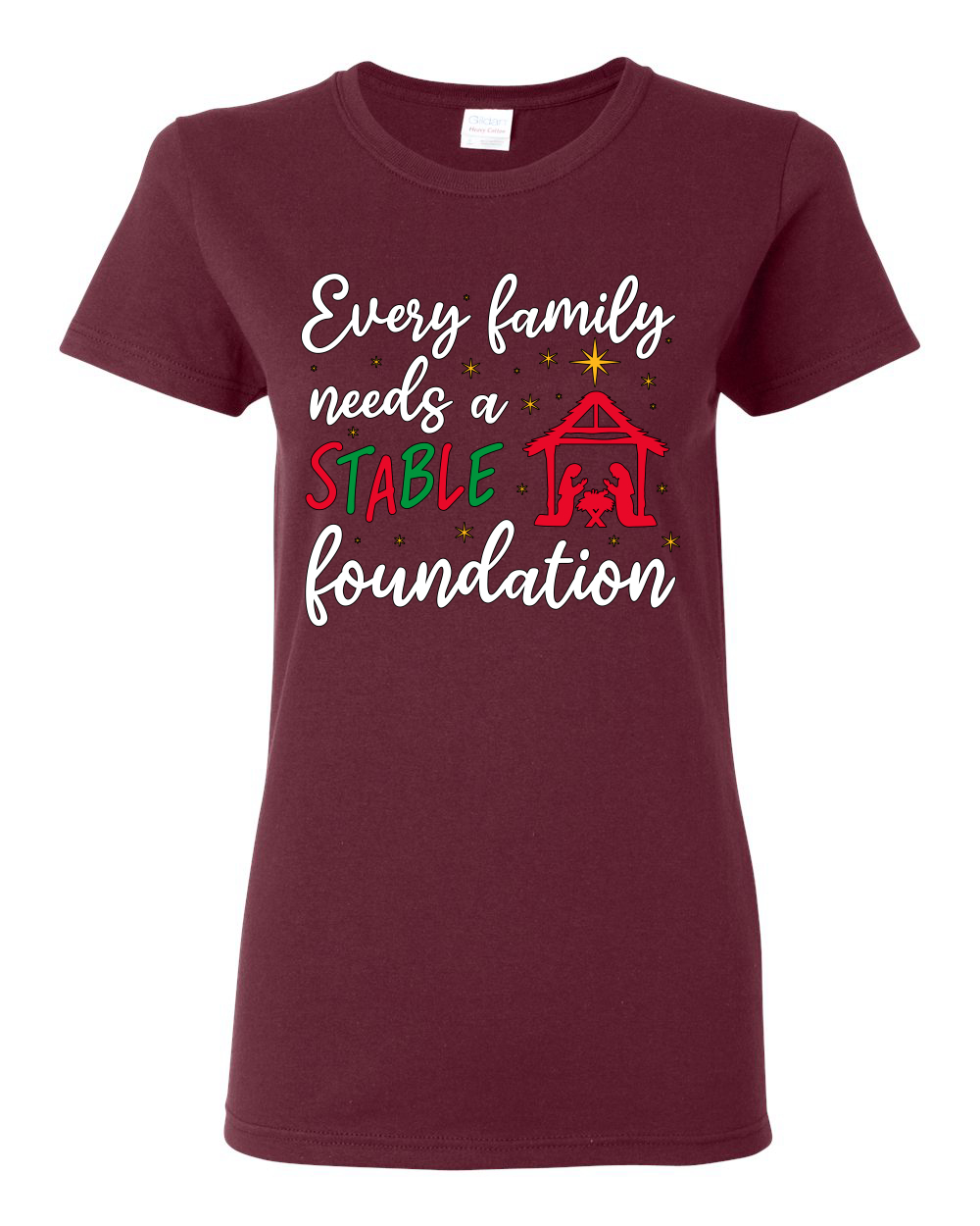 Every Family Needs a Stable Foundation Women Graphic TShirt - Picture 8 of 13