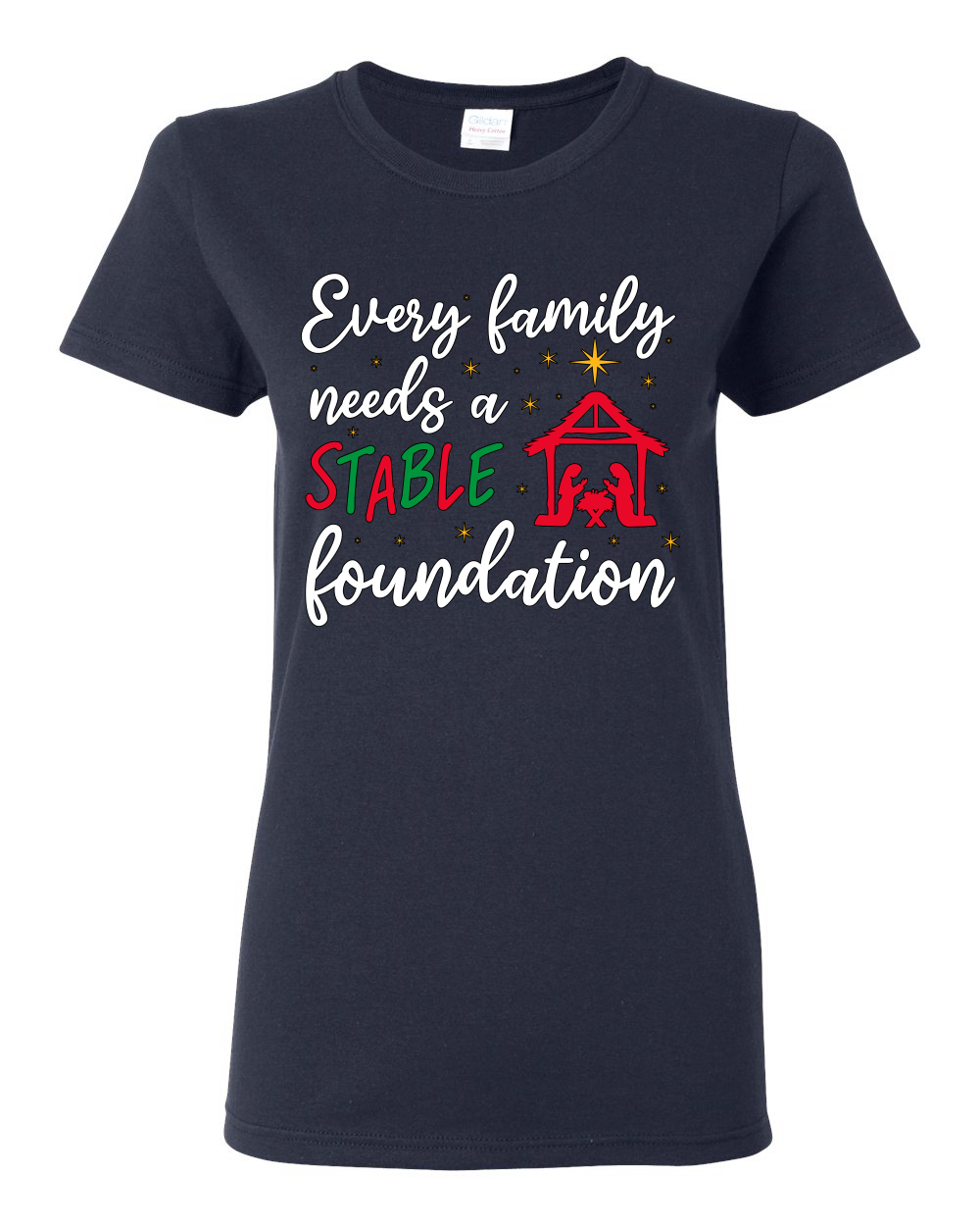 Every Family Needs a Stable Foundation Women Graphic TShirt - Picture 9 of 13