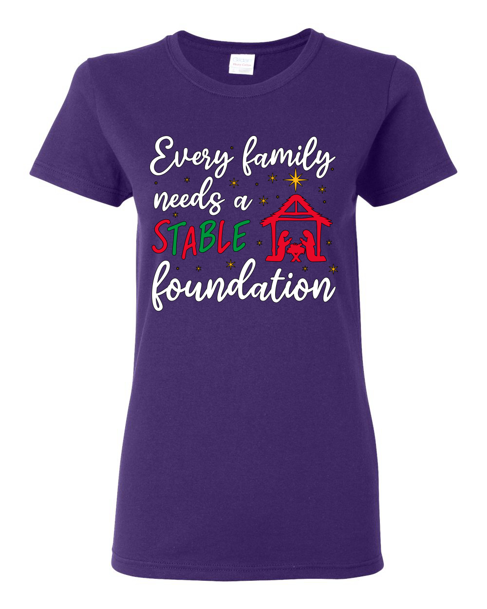 Every Family Needs a Stable Foundation Women Graphic TShirt - Picture 10 of 13