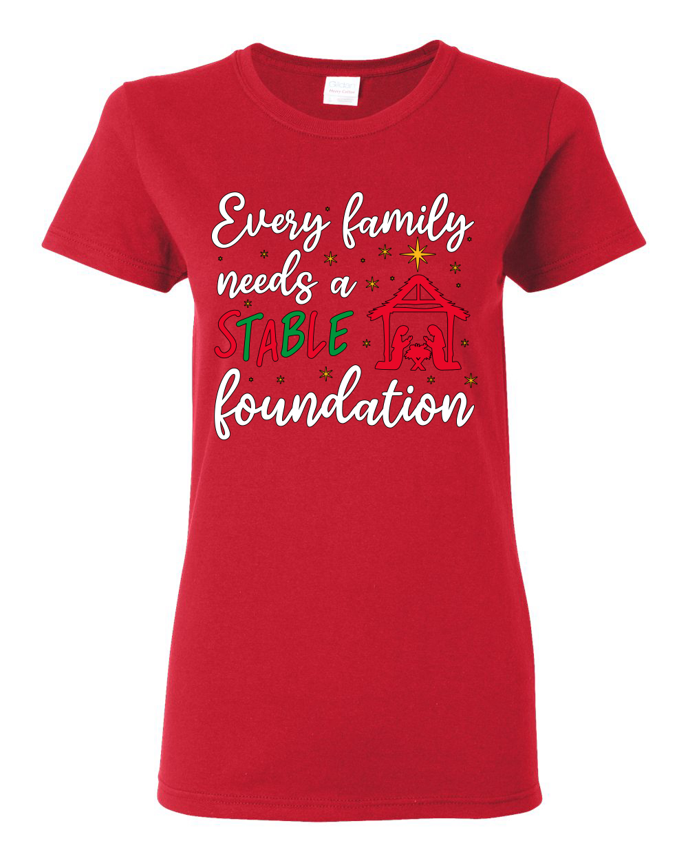 Every Family Needs a Stable Foundation Women Graphic TShirt - Picture 11 of 13
