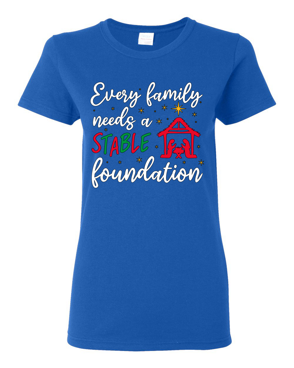 Every Family Needs a Stable Foundation Women Graphic TShirt - Picture 12 of 13